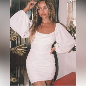 Lillie long sleeve mini dress